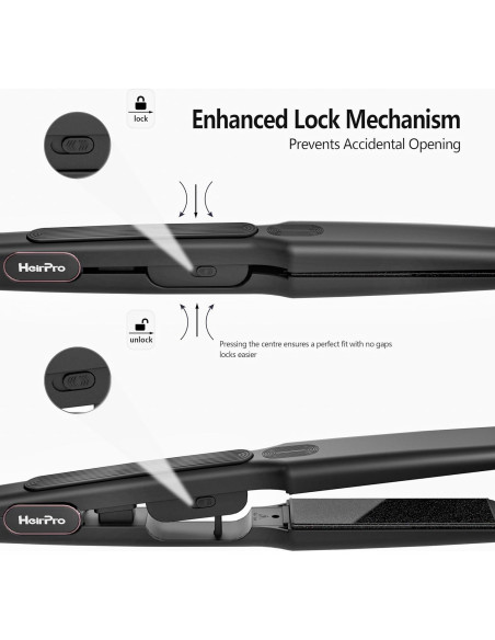 Plancha de Pelo Cerámica HeirPro 3D 15 Temperaturas 3.81cm Plancha de Pelo Cerámica HeirPro 3D 15 Temperaturas 3.81cm
