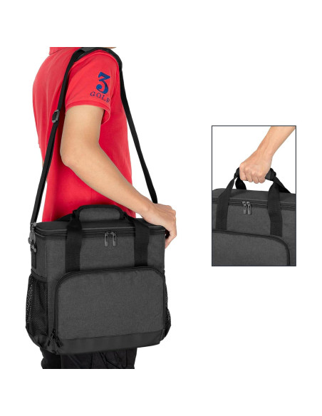 Bolsa de transporte CURMIO para cafetera Keurig K-Mini negra Bolsa de transporte CURMIO para cafetera Keurig K-Mini negra
