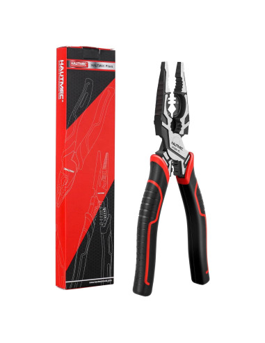 Alicates Multifuncionales HAUTMEC 20 cm - Corte y Crimpado