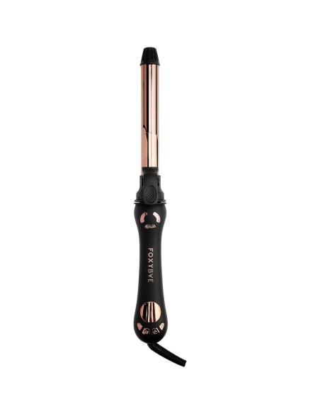 Rizador Automático FoxyBae 1" Titanio Rosa Oro Control Temperatura Rizador Automático FoxyBae 1" Titanio Rosa Oro Control Temperatura