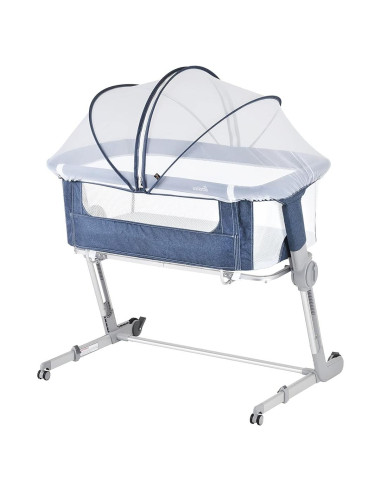 Cuna 3-en-1 Unilove Abraza Me Plus Ajustable Azul