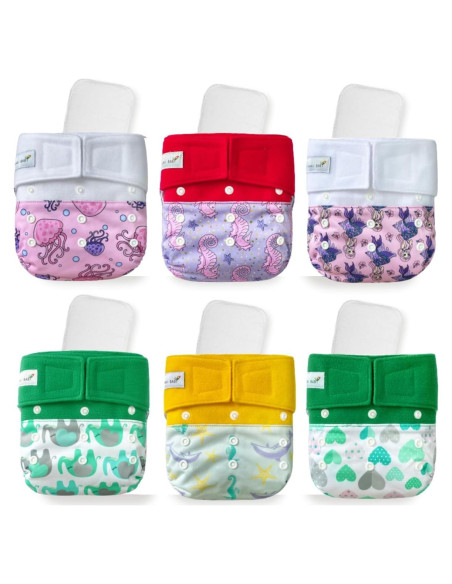 Pañal de Tela Reutilizable KaWaii Baby HD3 Talla Única 3.6-16.3 kg Pañal de Tela Reutilizable KaWaii Baby HD3 Talla Única 3.6-16.3 kg