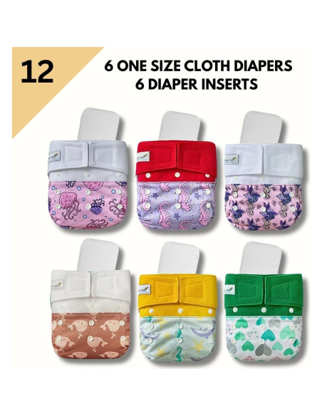 Pañal de Tela Reutilizable KaWaii Baby HD3 Talla Única 3.6-16.3 kg Pañal de Tela Reutilizable KaWaii Baby HD3 Talla Única 3.6-16.3 kg