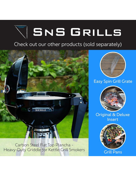 Plancha de Acero Carbono SnS Grills 45.72 cm para Asar Plancha de Acero Carbono SnS Grills 45.72 cm para Asar