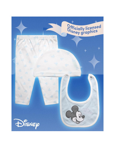 Set de Ropa para Bebé Disney 7 Piezas Mickey y Pooh 0-3 Meses