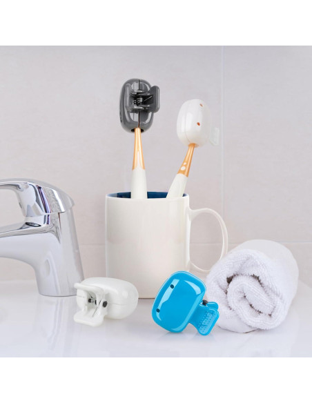 6 Tapas Protectores de Cepillo de Dientes Waenerec - Viaje 6 Tapas Protectores de Cepillo de Dientes Waenerec - Viaje