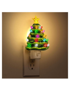 Luz Nocturna de Árbol de Navidad JandCase 3000K Enchufable