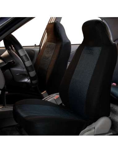 Fundas de Asiento de Coche FH Group Ajuste Universal Negro