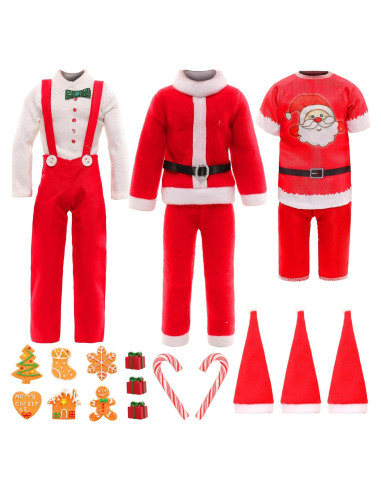 Muñeco de Navidad Miunana 30.48 cm con 17 Accesorios