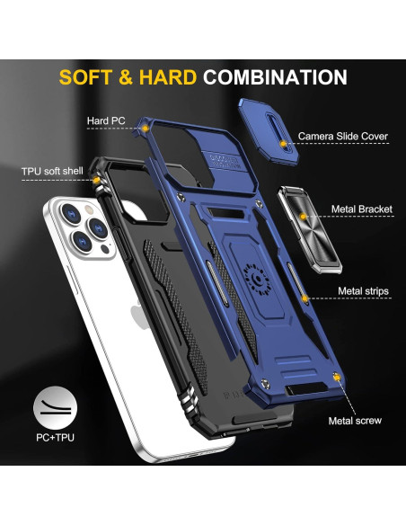 Funda Asuwish para Samsung Galaxy A11/M11 con Protector de Pantalla y Soporte Magnético Azul Marino Funda Asuwish para Samsung Galaxy A11/M11 con Protector de Pantalla y Soporte Magnético Azul Marino