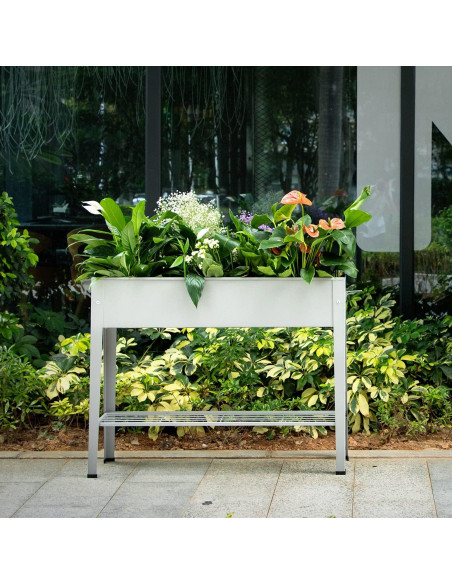 Cama Elevada de Jardín ProGard 101.6 cm Gris Resistente Cama Elevada de Jardín ProGard 101.6 cm Gris Resistente