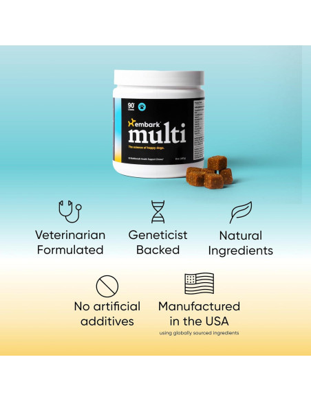 Suplemento Multibeneficio para Perros Embark - 90 Masticables Suplemento Multibeneficio para Perros Embark - 90 Masticables