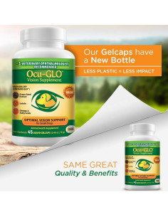 Suplemento Ocu-GLO Animal Necessity 45 Cápsulas Gel Perros Pequeños 2
