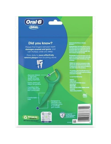 Palillos de Hilo Dental Oral-B Glide Sabor Scope 75 Unidades Palillos de Hilo Dental Oral-B Glide Sabor Scope 75 Unidades