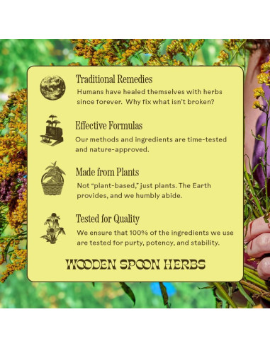 Tintura Orgánica Wooden Spoon Herbs 60ml - Apoyo Nervioso y Ánimo