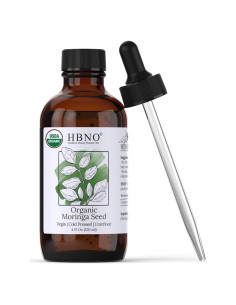 Aceite de Moringa Orgánico HBNO 120ml Prensado en Frío
