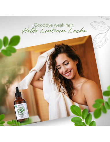 Aceite de Moringa Orgánico HBNO 120ml Prensado en Frío