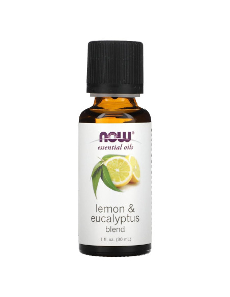 Aceite Esencial de Limón y Eucalipto Now Foods 30 ml - 2 Piezas Aceite Esencial de Limón y Eucalipto Now Foods 30 ml - 2 Piezas
