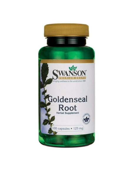 Raíz de Goldenseal Swanson 125 mg 100 cápsulas Raíz de Goldenseal Swanson 125 mg 100 cápsulas