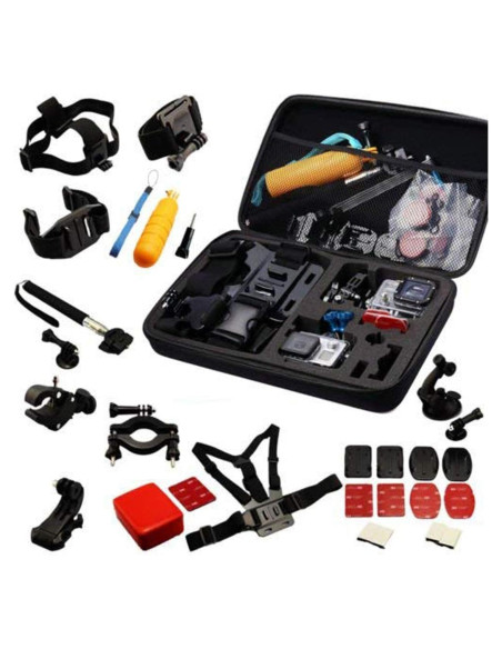 Kit de Accesorios para Cámara de Acción Navitech 30 en 1 Kit de Accesorios para Cámara de Acción Navitech 30 en 1