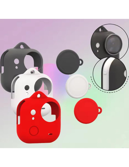 Funda de Silicona para Cámara de Acción Insta360 GO - Negro Funda de Silicona para Cámara de Acción Insta360 GO - Negro