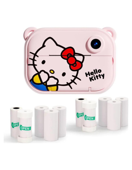 Cámara Digital Instantánea Hello Kitty Modelo P + 2 Juegos de Recarga Cámara Digital Instantánea Hello Kitty Modelo P + 2 Juegos de Recarga