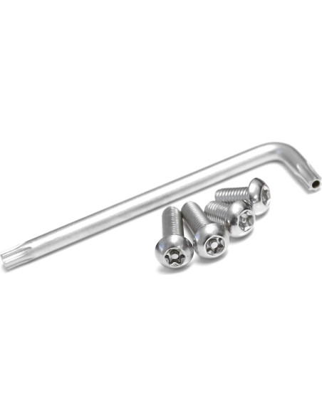 Juego de Tornillos Antirrobo M8 iJDMTOY Acero Inoxidable LED Juego de Tornillos Antirrobo M8 iJDMTOY Acero Inoxidable LED
