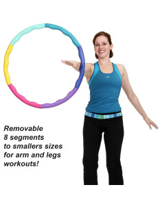 Hula Hoop con peso Aro Deportivo ACU Hoop 0.68 kg 90 cm 2
