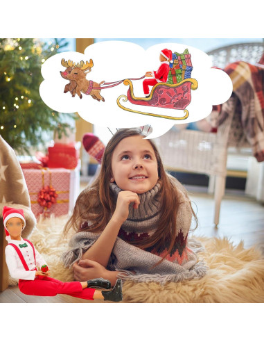 Muñeco de Navidad Miunana 30.48 cm con 17 Accesorios