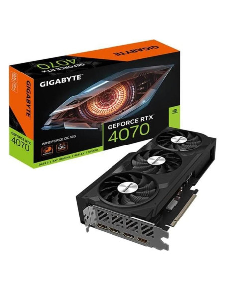 Tarjeta Gráfica GIGABYTE GeForce RTX 4070 12GB WINDFORCE OC Tarjeta Gráfica GIGABYTE GeForce RTX 4070 12GB WINDFORCE OC