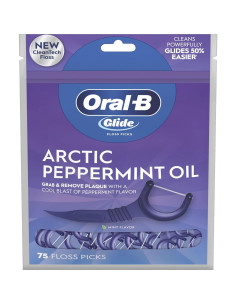Palillos de Hilo Dental Oral-B Glide 3D White Menta 75 Unidades 2