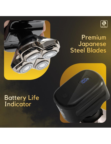 Afeitadora de Cabeza y Cara Skull Shaver Pitbull Gold PRO GX5