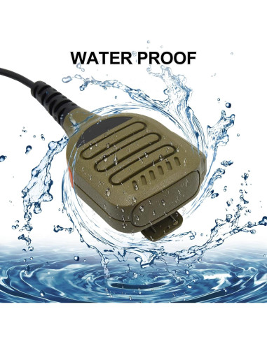 Micrófono de mano a prueba de agua JUYODE con PTT 328plus-01