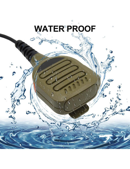 Micrófono de mano a prueba de agua JUYODE con PTT 328plus-01 Micrófono de mano a prueba de agua JUYODE con PTT 328plus-01