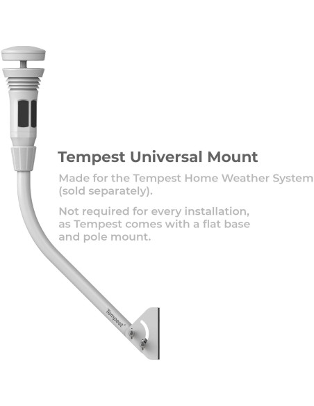 Soporte Universal Tempest para Estación Meteorológica Exterior Soporte Universal Tempest para Estación Meteorológica Exterior