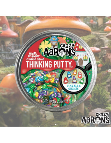 Pasta de Pensar Crazy Aaron - Hogar de Gnomo - 86 g - Juguete Sensorial