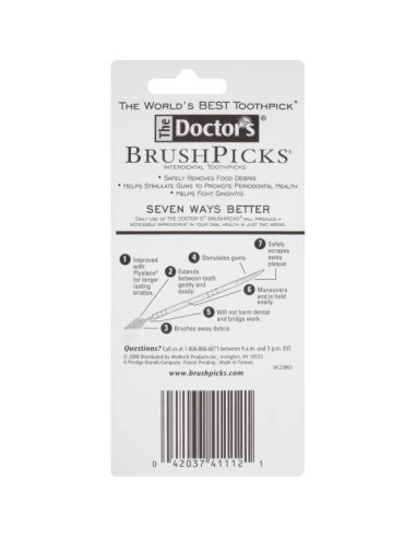 Palillos Interdentales BrushPicks del Doctor - 720 Unidades