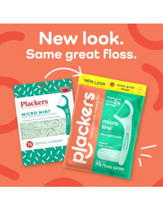 Palillos de Hilo Dental Plackers Micro Mint - 90 Unidades 2