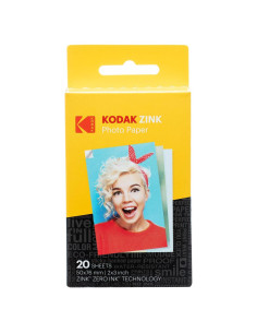 Papel Fotográfico ZINK Autoadhesivo 5x8 cm (20 Hojas) - Kodak