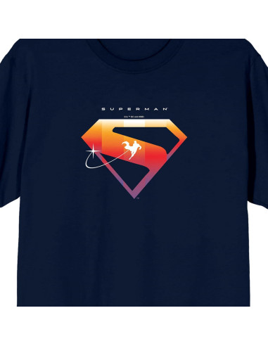 Camiseta Superman 2025 Cuello Redondo Manga Corta Adulto