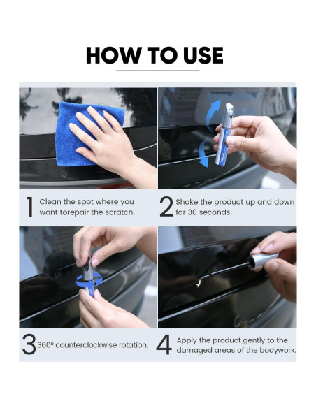 Pintura de Retoque Metálica EVOOOR Azul Profundo para Tesla Pintura de Retoque Metálica EVOOOR Azul Profundo para Tesla