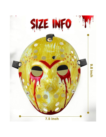 Máscara de Horror Sangrienta AUFORPET para Halloween Máscara de Horror Sangrienta AUFORPET para Halloween