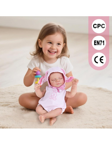 Muñeca Reborn Aori 20" (50.8 cm) Realista para Niñas 3+