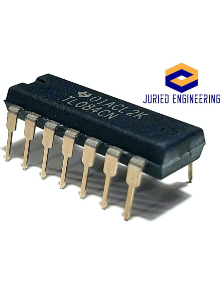 Amplificador Operacional JFET TL084CN - Paquete de 5 unidades Amplificador Operacional JFET TL084CN - Paquete de 5 unidades