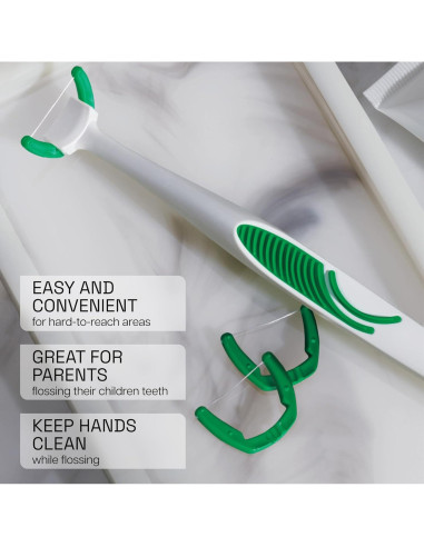 Accesorios de Hilo Dental REACH Ultraclean Menta 28 Piezas