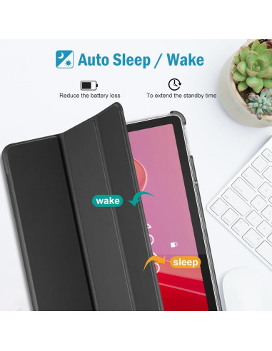 Funda ProCase para Lenovo Tab M11/K11 LTE 11" 2024 - Negro