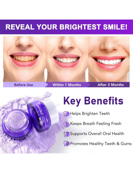 Polvo Blanqueador de Dientes Nature Ziran 15g - Sin Sensibilidad Polvo Blanqueador de Dientes Nature Ziran 15g - Sin Sensibilidad