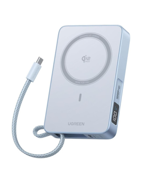 Batería Externa UGREEN 10,000mAh Carga Inalámbrica Qi2 25W Batería Externa UGREEN 10,000mAh Carga Inalámbrica Qi2 25W