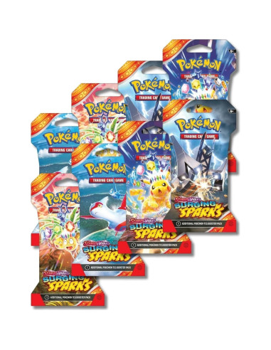 Paquete de 8 Sobres de Cartas Pokémon Chispas Emergentes