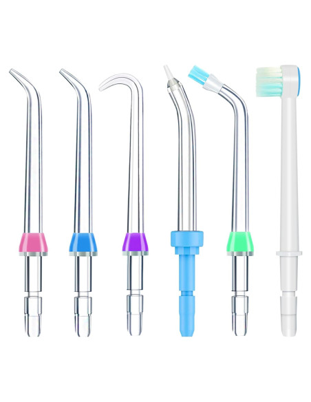 Consejos de Reemplazo Waterpik - 6 Piezas para Irrigador Oral Consejos de Reemplazo Waterpik - 6 Piezas para Irrigador Oral